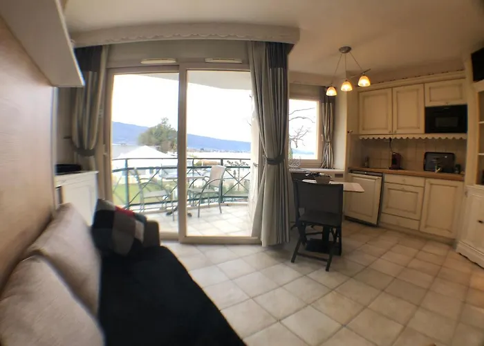 Apartment Situation Exceptionnelle Pour Ce Cosy Avec Terrasse Sur Lac, Dans Avec Et Ponton Privee Duingt